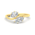 Thumbnail 9 - 2-stone-swirl-engagement-ring-in-yellow-gold-fd11559r-nl-yg