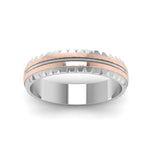 Load image into Gallery viewer, Milgrain Chiseled Band
