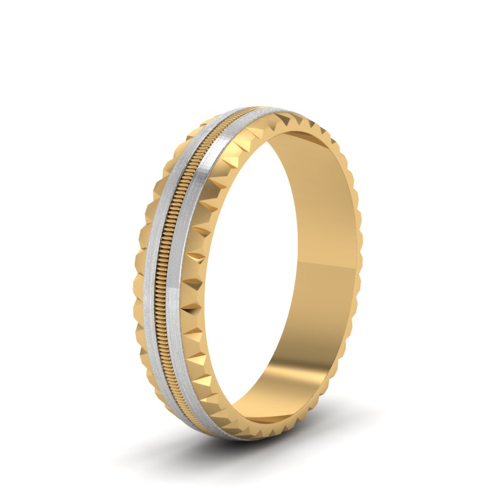 Milgrain Chiseled Band