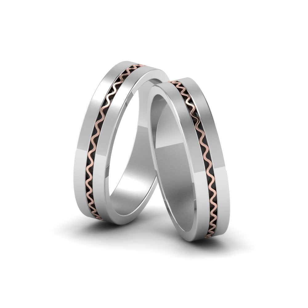 2 Tone Gay Engagement Ring