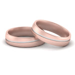 Load image into Gallery viewer, 2 Tone Gay Wedding Rings
