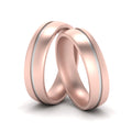 Thumbnail 2 - 2 Tone Gay Wedding Rings