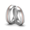 Load image into Gallery viewer, 2 Tone Gay Wedding Rings