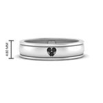 Load image into Gallery viewer, 2 Tone Heart Enamel Wedding Band
