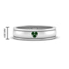 Load image into Gallery viewer, 2 Tone Heart Enamel Wedding Band