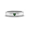Load image into Gallery viewer, 2 Tone Heart Enamel Wedding Band
