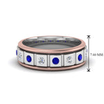 Load image into Gallery viewer, 2 Tone Mens Diamond Wedding Band
