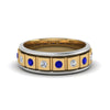 Load image into Gallery viewer, 2 Tone Mens Diamond Wedding Band