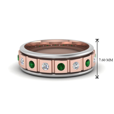 2-tone-mens-band-diamonds-with-emerald-in-14K-rose-gold-FDM8311BGEMGR-NL-RG-HW.jpg