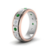 Load image into Gallery viewer, 2 Tone Mens Diamond Wedding Band