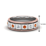 Load image into Gallery viewer, 2 Tone Mens Diamond Wedding Band
