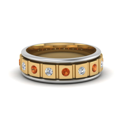 2-tone-mens-band-diamonds-with-orange-sapphire-in-14K-yellow-gold-FDM8311BGSAOR-NL-YG.jpg