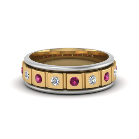 2-tone-mens-band-diamonds-with-pink-sapphire-in-14K-yellow-gold-FDM8311BGSADRPI-NL-YG.jpg