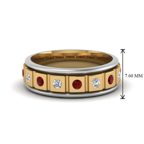 2-tone-mens-band-diamonds-with-ruby-in-14K-yellow-gold-FDM8311BGRUDR-NL-YG-HW.jpg