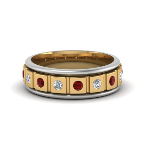 2-tone-mens-band-diamonds-with-ruby-in-14K-yellow-gold-FDM8311BGRUDR-NL-YG.jpg