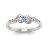 Load image into Gallery viewer, 2-tone-swirl-diamond-band-in-14K-white-gold-FDO84792ROR-NL-WG