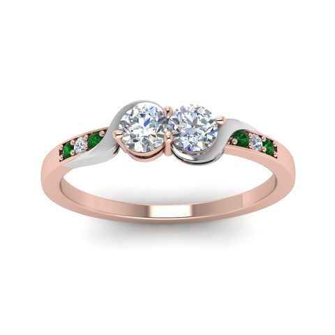 2-tone-swirl-diamond-band-with-emerald-in-14K-rose-gold-FDO84792RORGEMGR-NL-RG