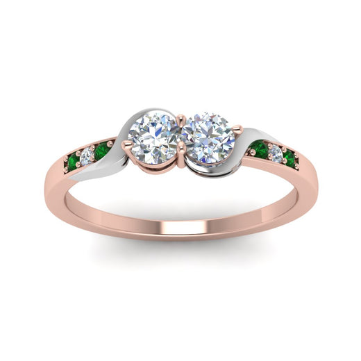 2-tone-swirl-diamond-band-with-emerald-in-14K-rose-gold-FDO84792RORGEMGR-NL-RG