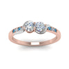 Load image into Gallery viewer, 2-tone-swirl-diamond-band-with-ice-blue-topaz-in-14K-rose-gold-FDO84792RORGICBLTO-NL-RG