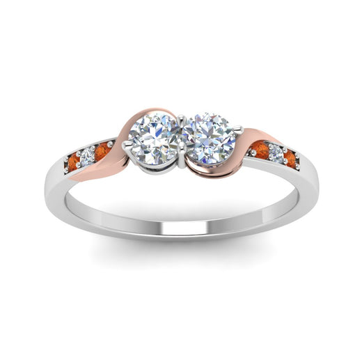 2-tone-swirl-diamond-band-with-orange-sapphire-in-14K-white-gold-FDO84792RORGSAOR-NL-WG