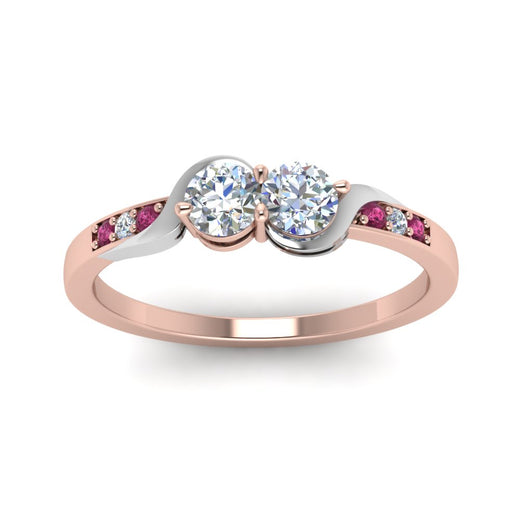 2-tone-swirl-diamond-band-with-pink-sapphire-in-14K-rose-gold-FDO84792RORGSADRPI-NL-RG