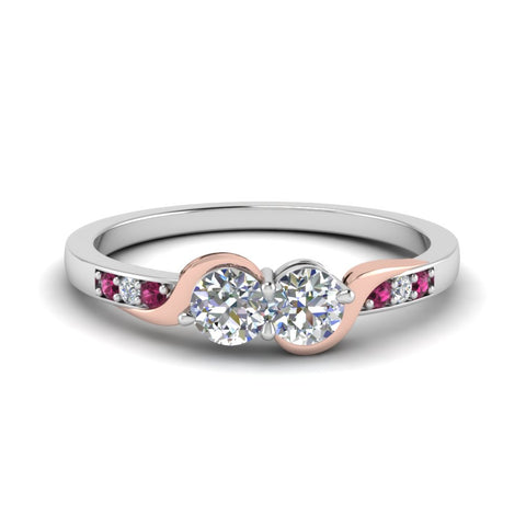 2-tone-swirl-diamond-band-with-pink-sapphire-in-14K-white-gold-FDO84792RORGSADRPI-NL-WG