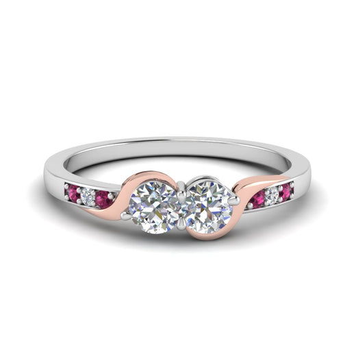 2-tone-swirl-diamond-band-with-pink-sapphire-in-14K-white-gold-FDO84792RORGSADRPI-NL-WG