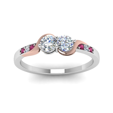 2-tone-swirl-diamond-band-with-pink-sapphire-in-14K-white-gold-FDO84792RORGSADRPI-NL-WG