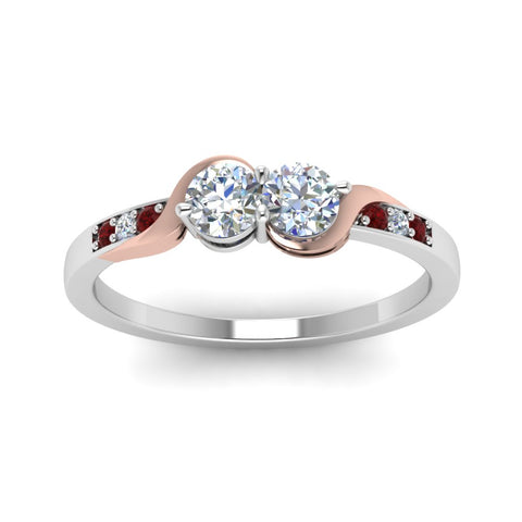 2-tone-swirl-diamond-band-with-ruby-in-14K-white-gold-FDO84792RORGRUDR-NL-WG