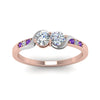 Load image into Gallery viewer, 2-tone-swirl-diamond-band-with-violac-topaz-in-14K-rose-gold-FDO84792RORGVITO-NL-RG
