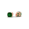 Load image into Gallery viewer, 2.00-carat-cushion-cut-emerald-basket-stud-earring-in-rose-gold-fdear10411cugemgrangle4-2.00ct-nl-rg.jpg
