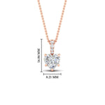 Load image into Gallery viewer, 2.00-ct-elegant-heart-shaped-diamond-pave-bail-pendant-in-rose-gold-fdpd11636htangle1-8.00mm-nl-rg-hw.jpg?v=1769514564