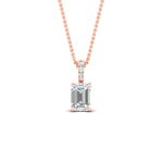 Load image into Gallery viewer, 2.00-ct-emerald-cut-diamond-necklace-with-pave-bail-in-rose-gold-fdpd11636emangle1-8.5X6.5mm-nl-rg.jpg?v=1769514555