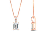 Load image into Gallery viewer, 2.00-ct-emerald-cut-diamond-necklace-with-pave-bail-in-rose-gold-fdpd11636emangle2-8.5X6.5mm-nl-rg.jpg?v=1769514555