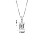 Load image into Gallery viewer, 2.00-ct-emerald-cut-diamond-necklace-with-pave-bail-in-white-gold-fdpd11636emangle1-8.5X6.5mm-nl-wg-hw.jpg?v=1769514555