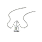 Load image into Gallery viewer, 2.00-ct-emerald-cut-diamond-necklace-with-pave-bail-in-white-gold-fdpd11636emsleep-8.5X6.5mm-nl-wg.jpg?v=1769514555