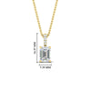 Load image into Gallery viewer, 2.00-ct-emerald-cut-diamond-necklace-with-pave-bail-in-yellow-gold-fdpd11636emangle1-8.5X6.5mm-nl-yg-hw.jpg?v=1769514555