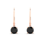 Load image into Gallery viewer, 2.00-ct-round-cut-black-diamond-leverback-dangle-earrings-in-rose-gold-fdear11236rogblackangle2-2.00ct-nl-rg.jpg?v=1768373570