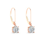 Load image into Gallery viewer, 2.00-ct-round-cut-diamond-leverback-dangle-earrings-in-rose-gold-fdear11236roangle3-2.00ct-nl-rg.jpg?v=1768373570