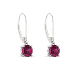 Load image into Gallery viewer, 2.00-ct-round-cut-pink-sapphire-leverback-dangle-earrings-in-white-gold-fdear11236rogsadrpiangle3-2.00ct-nl-wg.jpg?v=1768373571