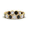 Load image into Gallery viewer, 2.40-carat-bezel-eternity-ring-black-diamond-in-yellow-gold-FDEWB10558-0.20CTGBLACKANGLE3-NL-YG