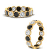 Load image into Gallery viewer, 2.40-carat-bezel-eternity-ring-black-diamond-in-yellow-gold-FDEWB10558-0.20CTGBLACKANGLE3-NL-YG