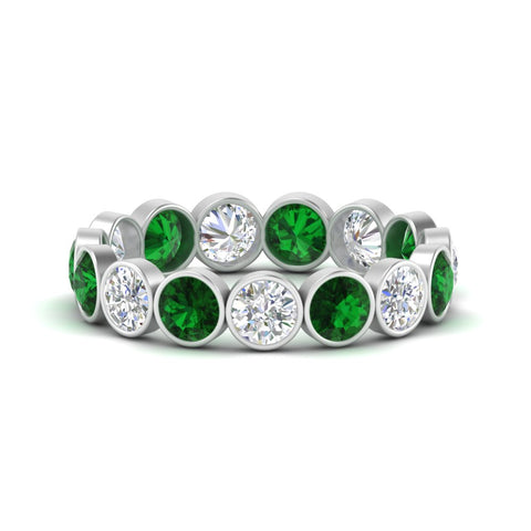 2.40-carat-bezel-eternity-ring-emerald-in-white-gold-FDEWB10558-0.20CTGEMGRANGLE3-NL-WG