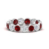 Load image into Gallery viewer, 2.40-carat-bezel-eternity-ring-ruby-in-white-gold-FDEWB10558-0.20CTGRUDRANGLE3-NL-WG