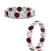 Load image into Gallery viewer, 2.40-carat-bezel-eternity-ring-ruby-in-white-gold-FDEWB10558-0.20CTGRUDRANGLE3-NL-WG