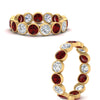 Load image into Gallery viewer, 2.40-carat-bezel-eternity-ring-ruby-in-yellow-gold-FDEWB10558-0.20CTGRUDRANGLE3-NL-YG
