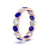 Load image into Gallery viewer, 2.40-carat-bezel-eternity-ring-sapphire-in-rose-gold-FDEWB10558-0.20CTGSABLANGLE3-NL-RG