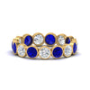 Load image into Gallery viewer, 2.40-carat-bezel-eternity-ring-sapphire-in-yellow-gold-FDEWB10558-0.20CTGSABLANGLE3-NL-YG