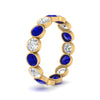 Load image into Gallery viewer, 2.40-carat-bezel-eternity-ring-sapphire-in-yellow-gold-FDEWB10558-0.20CTGSABLANGLE3-NL-YG