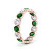 Load image into Gallery viewer, 2.40-carat-emerald-bezel-eternity-ring-in-rose-gold-FDEWB10558-0.15CTGEMGRANGLE3-NL-RG